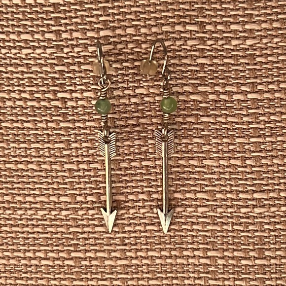 Jewelry - Silver Arrow 1.75” Dangle Earrings